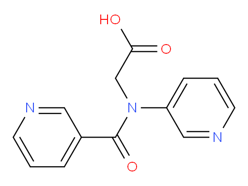 2-(N-(pyridin-3-yl)nicotinamido)acetic acid