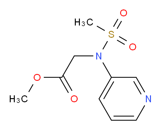 methyl 2-(N-(pyridin-3-yl)methylsulfonamido)acetate