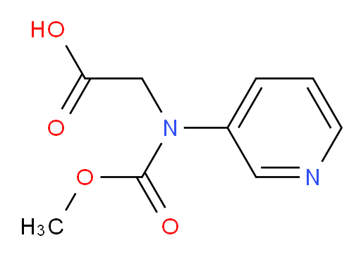 2-((methoxycarbonyl)(pyridin-3-yl)amino)acetic acid