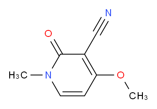 ricinin;recinine;Ricidine;RICININE;NSC 409913;NSC 642604;2-keto-4-methoxy-1-methyl-nicotinonitrile;NICOTINONITRILE,1,2-DIHYDRO-4-METHYL-2-OXO-;4-methoxy-1-methyl-2-oxopyridine-3-carbonitrile;4-methoxy-1-methyl-2-oxo-pyridine-3-carbonitrile