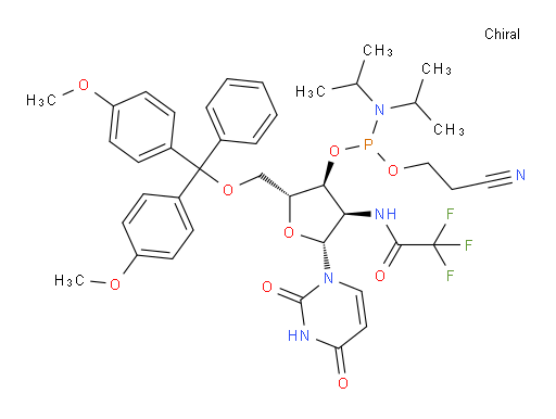 2'-Deoxy-2'-(N-trifluoroacetyl)amino-5'-O-DMTr-uridine 3'-CED phosphoramidite