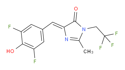(Z)-4-(3,5-difluoro-4-hydroxybenzylidene)-2-methyl-1-(2,2,2-trifluoroethyl)-1H-imidazol-5(4H)-one