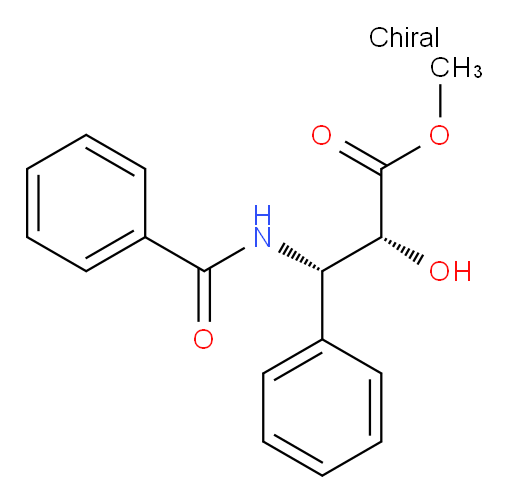 Bz-RS-iSer(3-Ph)-OMe;PACLITAXE SIDE CHIAN 4;Paclitaxe Side Chain 4;PaclitaxelSide Chian 4;PACLITAXEL SIDE CHAIN 4;PACLITAXEL SIDE CHAIN NO 4;C-13 SIDE CHAIN FOR PACLITAXEL II;(2R,3S)-3-phenylisoserine methyleste;Methyl(2R,3S)-N-Benzoyl-3-Phenylisoserine;BENZYLOXYPHENYLISOSERINE METHYLESTER,N-(P)