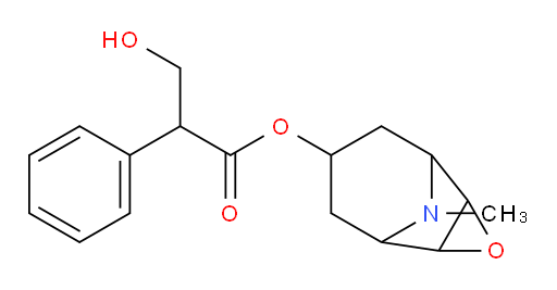 9-methyl-3-oxa-9-azatricyclo[3.3.1.02,4]nonan-7-yl 3-hydroxy-2-phenylpropanoate