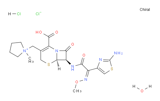 Axepim;Cepimex;Maxipime;Cefepime 2HCl;Cefepime hydrochloride;Cefepim dihydrochloride;Cefepime Hydrochloride (500 mg);CefepiMe dihydrochloride hydrate;Cefepime Hydrochloride Monohydrate;CEFEPIME HYDROCHLORIDE (BUFFERED WITH ARGININE)