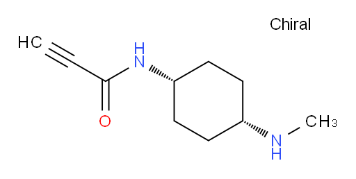 N-[(1s,4s)-4-(methylamino)cyclohexyl]prop-2-ynamide