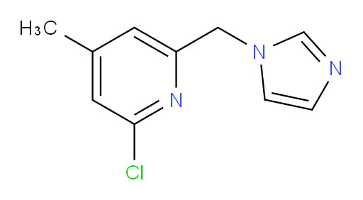 2-chloro-6-[(1H-imidazol-1-yl)methyl]-4-methylpyridine
