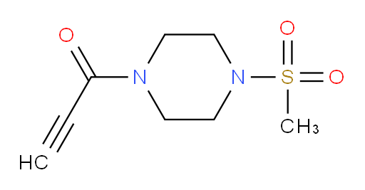 1-(4-methanesulfonylpiperazin-1-yl)prop-2-yn-1-one