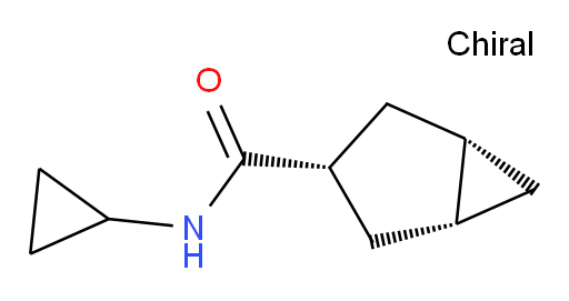 (1R,3r,5S)-N-cyclopropylbicyclo[3.1.0]hexane-3-carboxamide