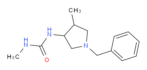 1-(1-benzyl-4-methylpyrrolidin-3-yl)-3-methylurea