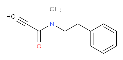 N-methyl-N-(2-phenylethyl)prop-2-ynamide