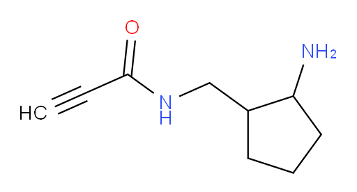 N-[(2-aminocyclopentyl)methyl]prop-2-ynamide