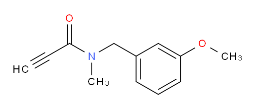 N-[(3-methoxyphenyl)methyl]-N-methylprop-2-ynamide