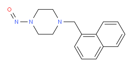1-(naphthalen-1-ylmethyl)-4-nitrosopiperazine