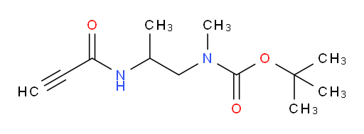 tert-butyl N-methyl-N-[2-(prop-2-ynamido)propyl]carbamate