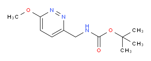 tert-butyl N-[(6-methoxypyridazin-3-yl)methyl]carbamate