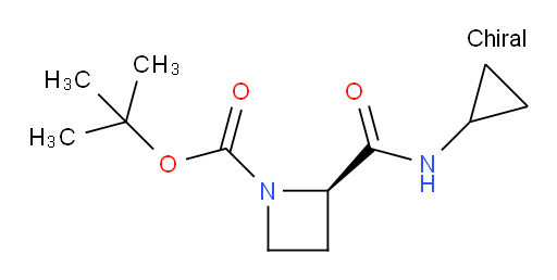 tert-butyl (2R)-2-(cyclopropylcarbamoyl)azetidine-1-carboxylate