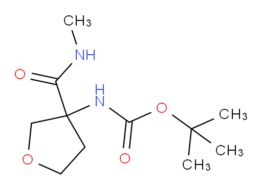tert-butyl N-[3-(methylcarbamoyl)oxolan-3-yl]carbamate