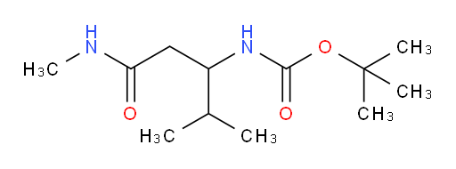 tert-butyl N-[3-methyl-1-(methylcarbamoyl)butan-2-yl]carbamate