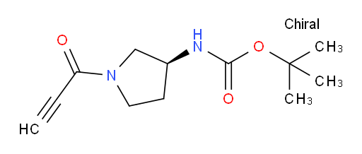 tert-butyl N-[(3S)-1-(prop-2-ynoyl)pyrrolidin-3-yl]carbamate