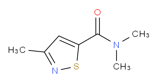 N,N,3-trimethyl-1,2-thiazole-5-carboxamide
