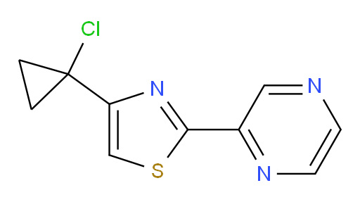 2-[4-(1-chlorocyclopropyl)-1,3-thiazol-2-yl]pyrazine