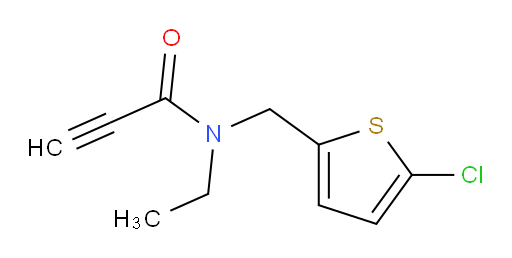 N-[(5-chlorothiophen-2-yl)methyl]-N-ethylprop-2-ynamide