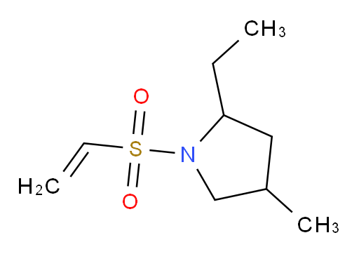 1-(ethenesulfonyl)-2-ethyl-4-methylpyrrolidine
