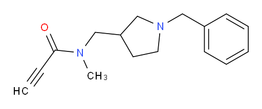 N-[(1-benzylpyrrolidin-3-yl)methyl]-N-methylprop-2-ynamide