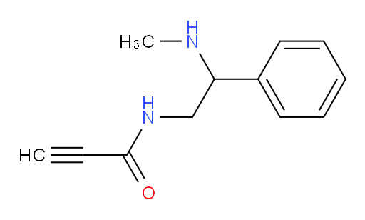 N-[2-(methylamino)-2-phenylethyl]prop-2-ynamide