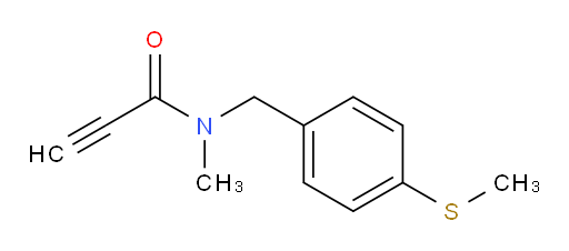N-methyl-N-{[4-(methylsulfanyl)phenyl]methyl}prop-2-ynamide