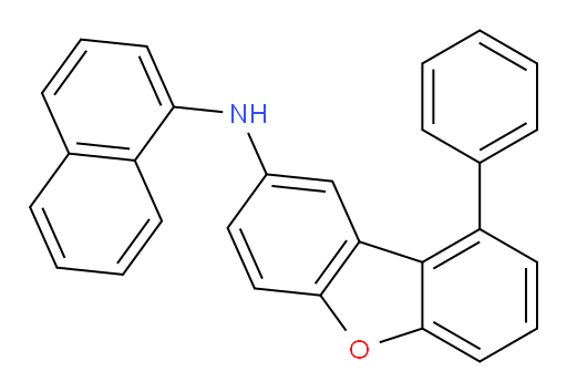 N-(naphthalen-1-yl)-9-phenyldibenzo[b,d]furan-2-amine