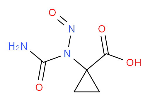 1-(1-nitrosoureido)cyclopropanecarboxylic acid
