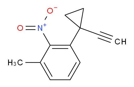 1-(1-ethynylcyclopropyl)-3-methyl-2-nitrobenzene
