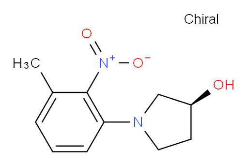 (S)-1-(3-methyl-2-nitrophenyl)pyrrolidin-3-ol