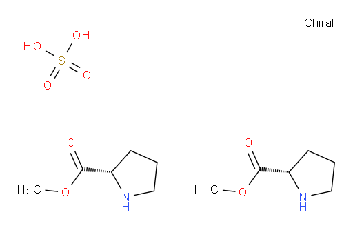 (S)-methyl pyrrolidine-2-carboxylate hemisulfate