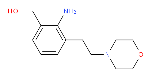 (2-amino-3-(2-morpholinoethyl)phenyl)methanol