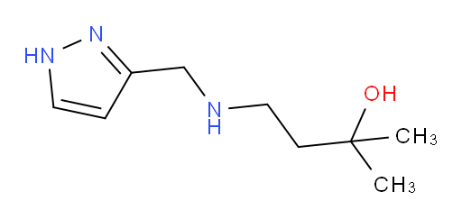 4-(((1H-pyrazol-3-yl)methyl)amino)-2-methylbutan-2-ol
