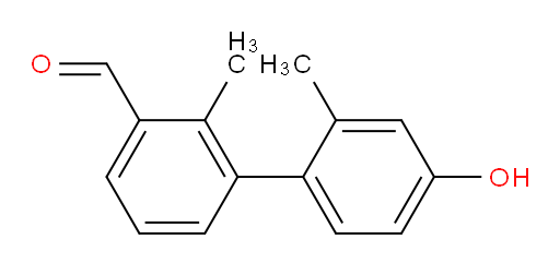 4'-hydroxy-2,2'-dimethyl-[1,1'-biphenyl]-3-carbaldehyde
