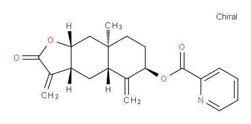 (3aR,4aR,6R,8aR,9aR)-8a-methyl-3,5-dimethylene-2-oxododecahydronaphtho[2,3-b]furan-6-yl picolinate