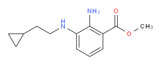 methyl 2-amino-3-((2-cyclopropylethyl)amino)benzoate