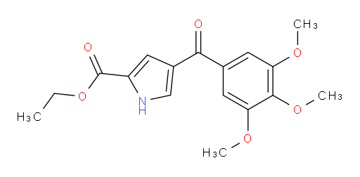 ethyl 4-(3,4,5-trimethoxybenzoyl)-1H-pyrrole-2-carboxylate