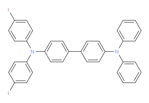 N4,N4-bis(4-iodophenyl)-N4',N4'-diphenyl-[1,1'-biphenyl]-4,4'-diamine