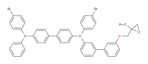 N4,N4'-bis(4-bromophenyl)-N4-(3'-((2-methyloxiran-2-yl)methoxy)-[1,1'-biphenyl]-3-yl)-N4'-phenyl-[1,1'-biphenyl]-4,4'-diamine