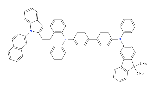 N4-(9,9-dimethyl-9H-fluoren-3-yl)-N4'-(7-(naphthalen-2-yl)-7H-benzo[c]carbazol-4-yl)-N4,N4'-diphenyl-[1,1'-biphenyl]-4,4'-diamine