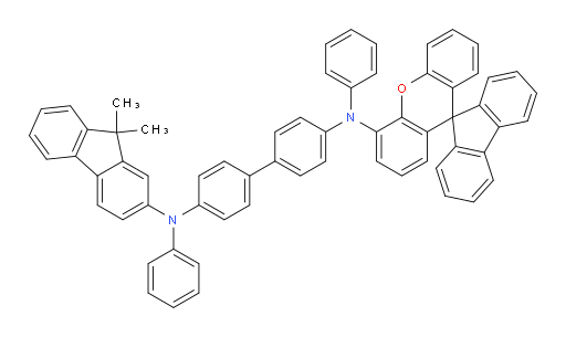 N4-(9,9-dimethyl-9H-fluoren-2-yl)-N4,N4'-diphenyl-N4'-(spiro[fluorene-9,9'-xanthen]-4'-yl)-[1,1'-biphenyl]-4,4'-diamine