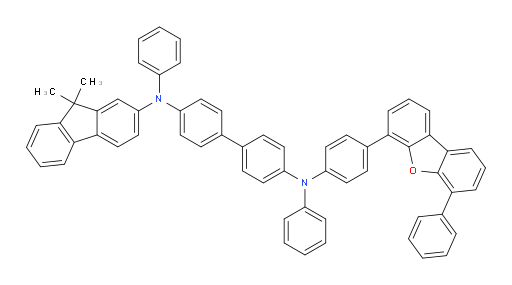 N4-(9,9-dimethyl-9H-fluoren-2-yl)-N4,N4'-diphenyl-N4'-(4-(6-phenyldibenzo[b,d]furan-4-yl)phenyl)-[1,1'-biphenyl]-4,4'-diamine