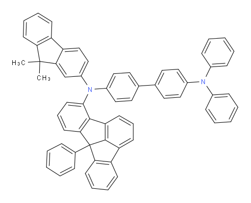 N4-(9,9-dimethyl-9H-fluoren-2-yl)-N4',N4'-diphenyl-N4-(7b-phenyl-7bH-indeno[1,2,3-jk]fluoren-4-yl)-[1,1'-biphenyl]-4,4'-diamine