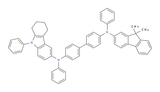N4-(9,9-dimethyl-9H-fluoren-2-yl)-N4,N4'-diphenyl-N4'-(9-phenyl-2,3,4,9-tetrahydro-1H-carbazol-6-yl)-[1,1'-biphenyl]-4,4'-diamine