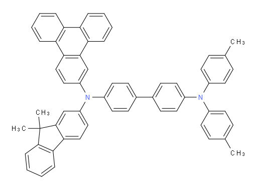 N4-(9,9-dimethyl-9H-fluoren-2-yl)-N4',N4'-di-p-tolyl-N4-(triphenylen-2-yl)-[1,1'-biphenyl]-4,4'-diamine